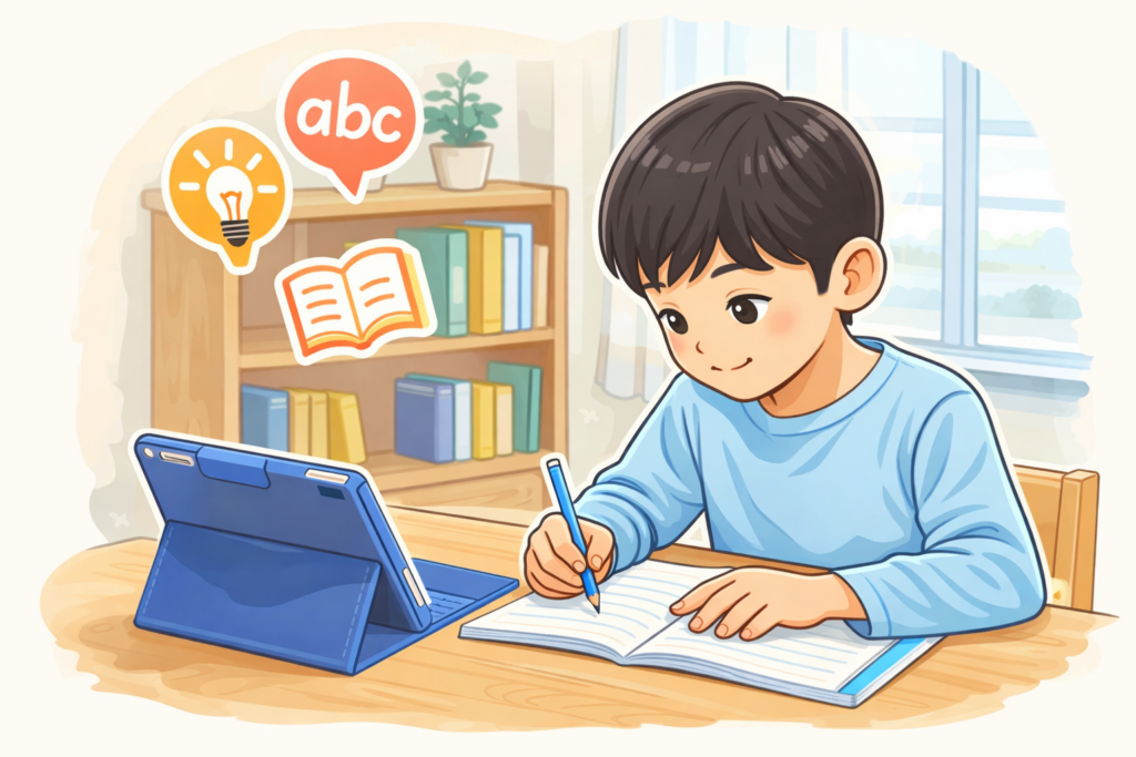 通信教育 タブレット学習