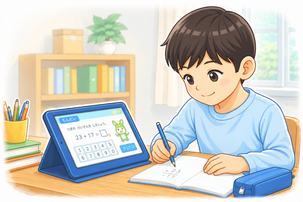 タブレットで勉強
